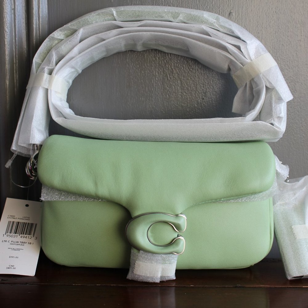 Coach Pillow Tabby 18 pistachio